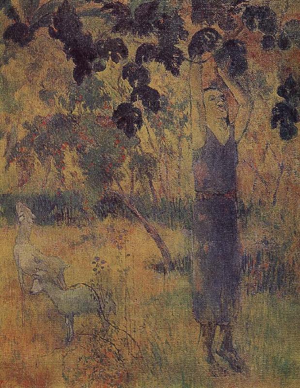 Paul Gauguin Fruit picking son of man